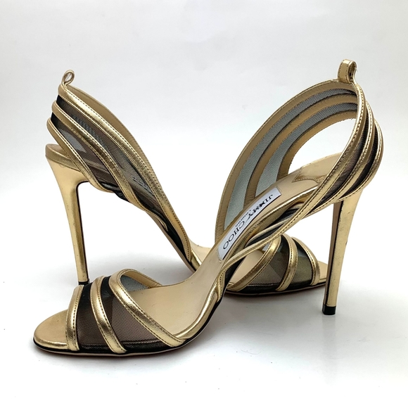 JIMMY CHOO Betty Illusion Sandal sz 8 - Picture 7 of 14